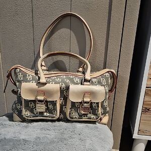 Dooney & Bourke Signature Double Locking Pocket Satchel